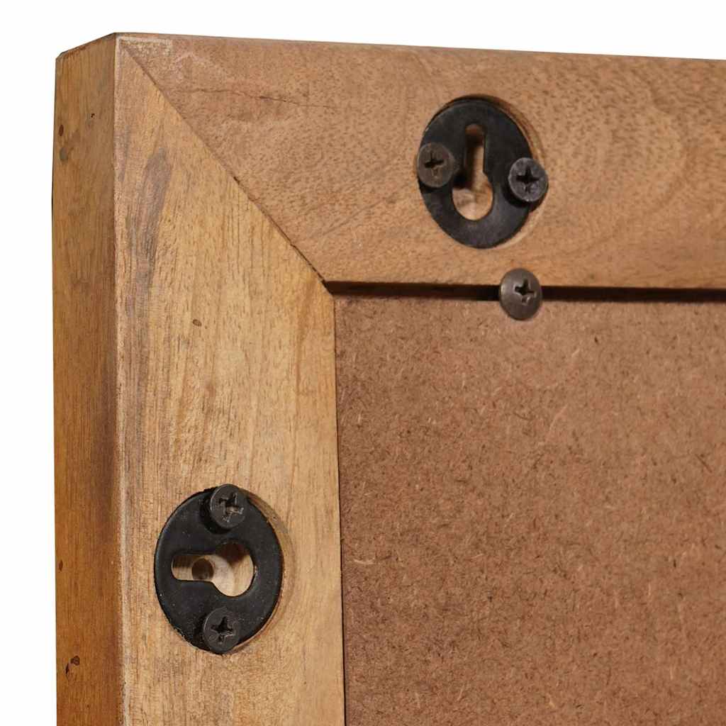 Baderomsinnredningssett 2 pcs Brun 62 x 33 x 58 cm heltre mango