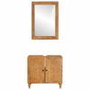 Baderomsinnredningssett 2 pcs Brun 62 x 33 x 58 cm heltre mango