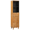 Baderomsinnredningssett med skuff 3 pcs Brun 38 x 33 x 160 cm