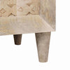Baderomsinnredningssett 2 pcs Hvit 62 x 33 x 58 cm heltre mango