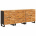 Serviesskap 3 pcs Brun 60 x 33 x 75 cm Massiv mango tre