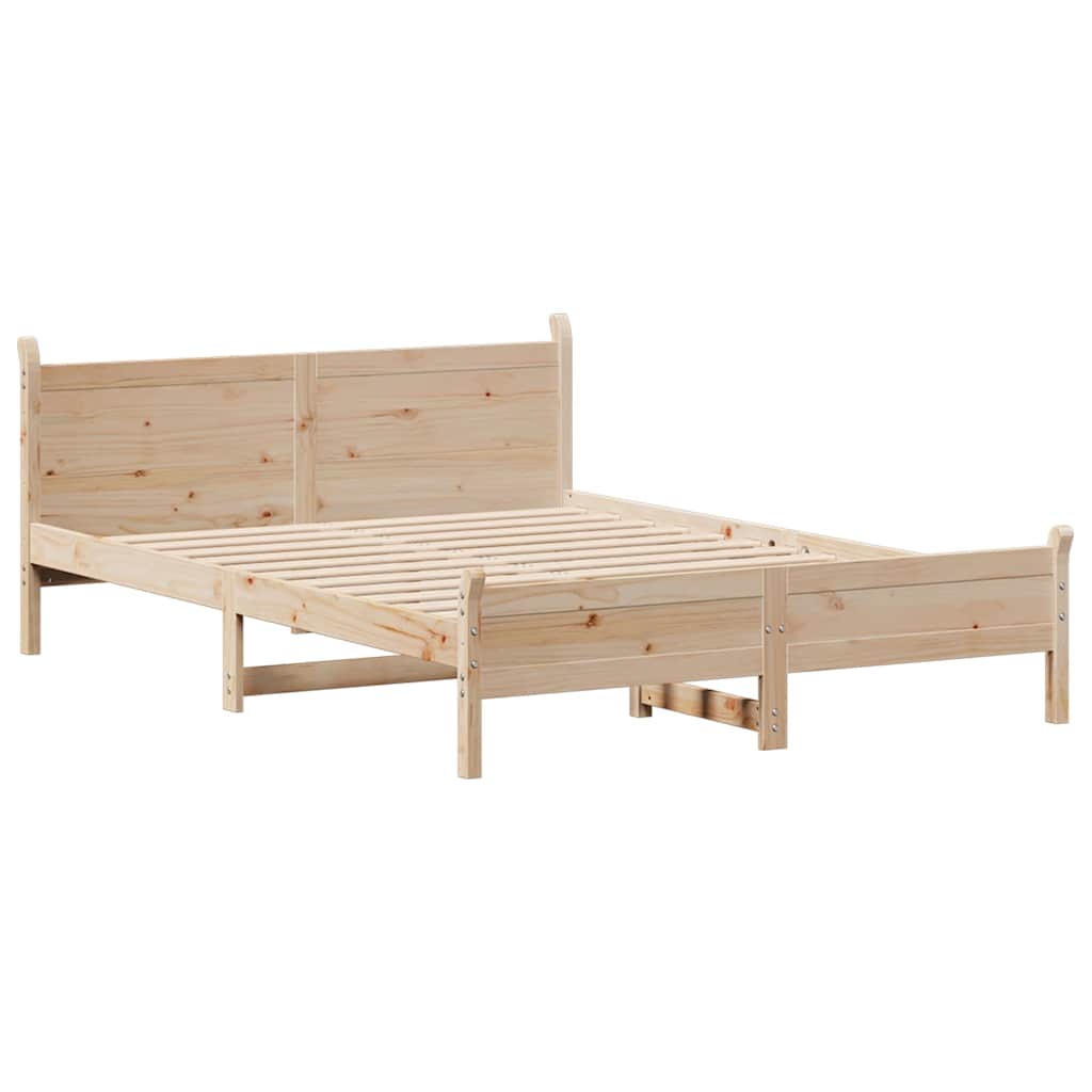 Sengeramme uten madrass 140x190 cm heltre furu