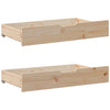 Sengeramme med madrass 200x200 cm heltre furu