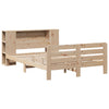 Sengeramme uten madrass hvit 135x190 cm heltre furu