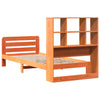 Sengeramme uten madrass voksbrun 90x190 cm heltre furu