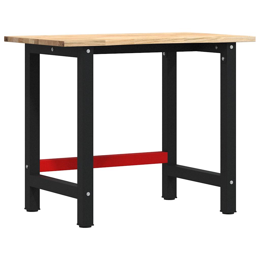 Arbeidsbenk 100x60x81,5 cm heltre eik