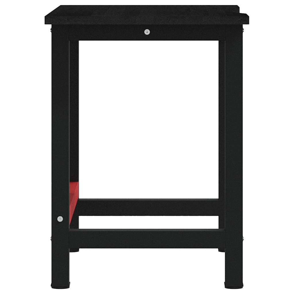 Arbeidsbenk mørkebrun 100x60x81,5 cm heltre eik