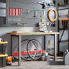Arbeidsbenk 140x60x83 cm heltre akasie rektangulær