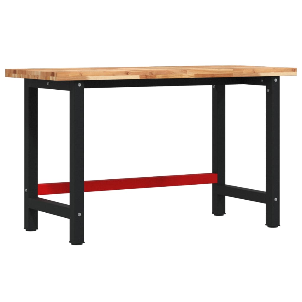 Arbeidsbenk 140x60x83 cm heltre akasie rektangulær
