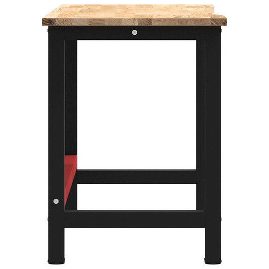 Arbeidsbenk 140x60x81,5 cm heltre eik