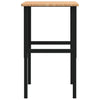 Arbeidsbenk lysebrun 100x60x(71,5-98) cm heltre eik rektangulær