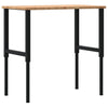 Arbeidsbenk lysebrun 100x60x(71,5-98) cm heltre eik rektangulær