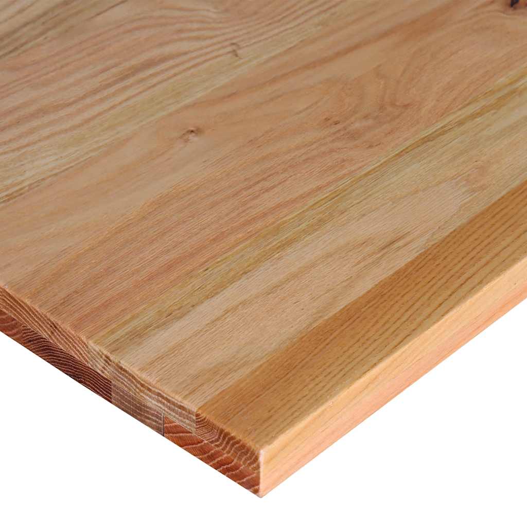 Arbeidsbenk lysebrun 80x60x(71,5-98) cm heltre eik
