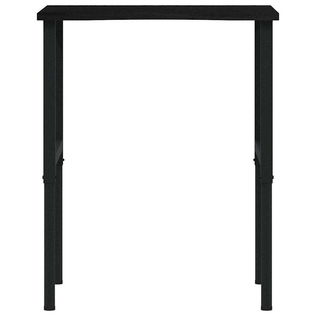 Arbeidsbenk mørkebrun 80x60x(71,5-98) cm heltre eik
