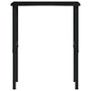 Arbeidsbenk mørkebrun 80x60x(71,5-98) cm heltre eik