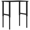 Arbeidsbenk mørkebrun 80x60x(71,5-98) cm heltre eik