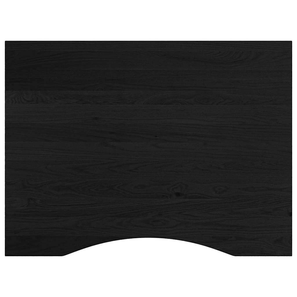 Arbeidsbenk mørkebrun 80x60x(71,5-98) cm heltre eik