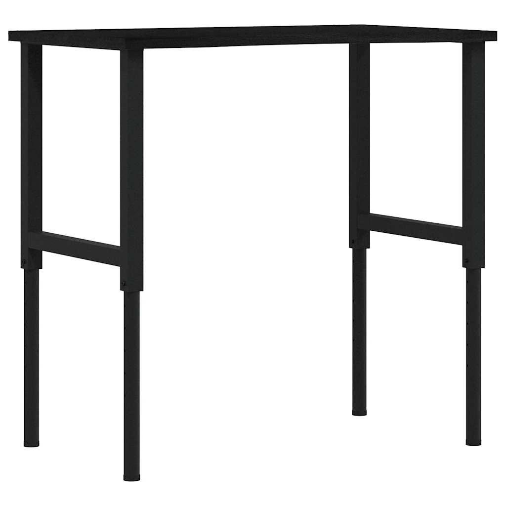 Arbeidsbenk mørkebrun 100x60x(71,5-98)cm heltre eik