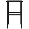Arbeidsbenk mørkebrun 100x60x(71,5-98)cm heltre eik
