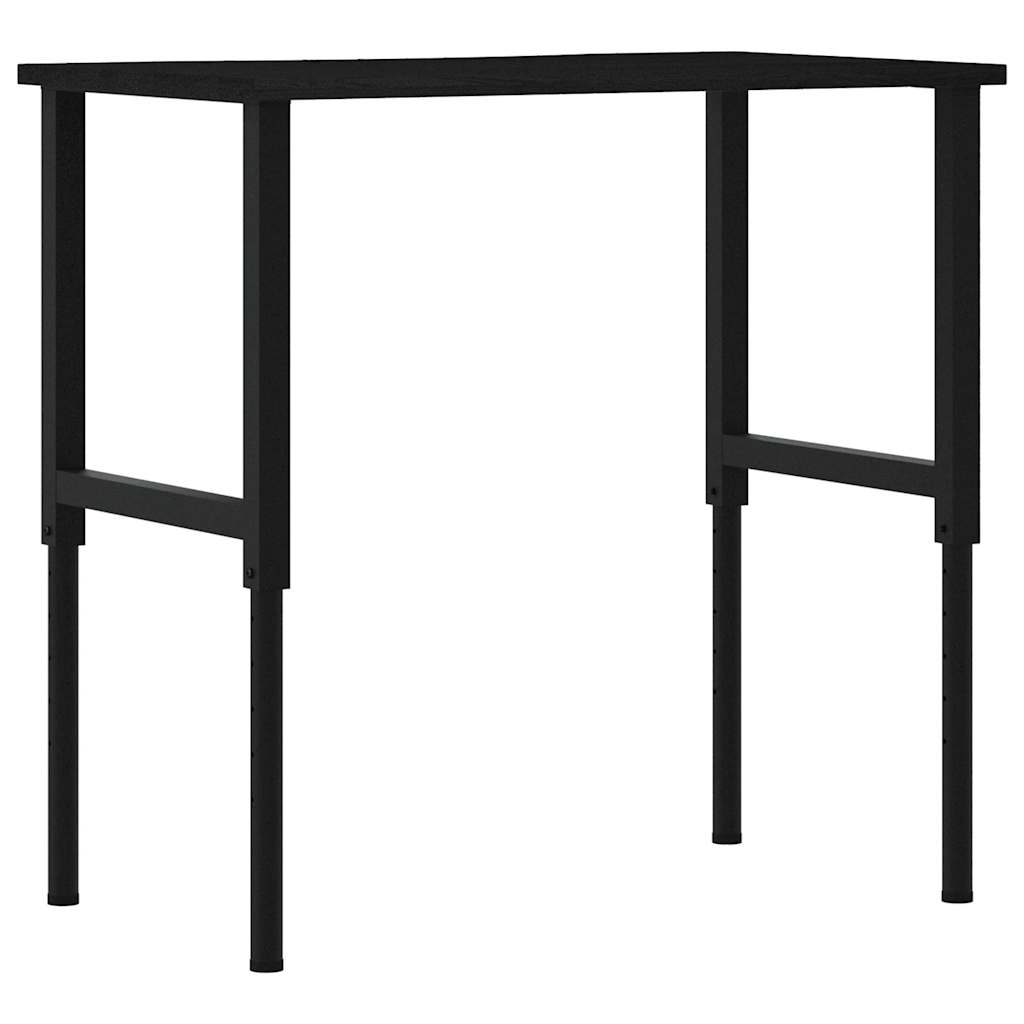Arbeidsbenk mørkebrun 100x60x(71,5-98)cm heltre eik