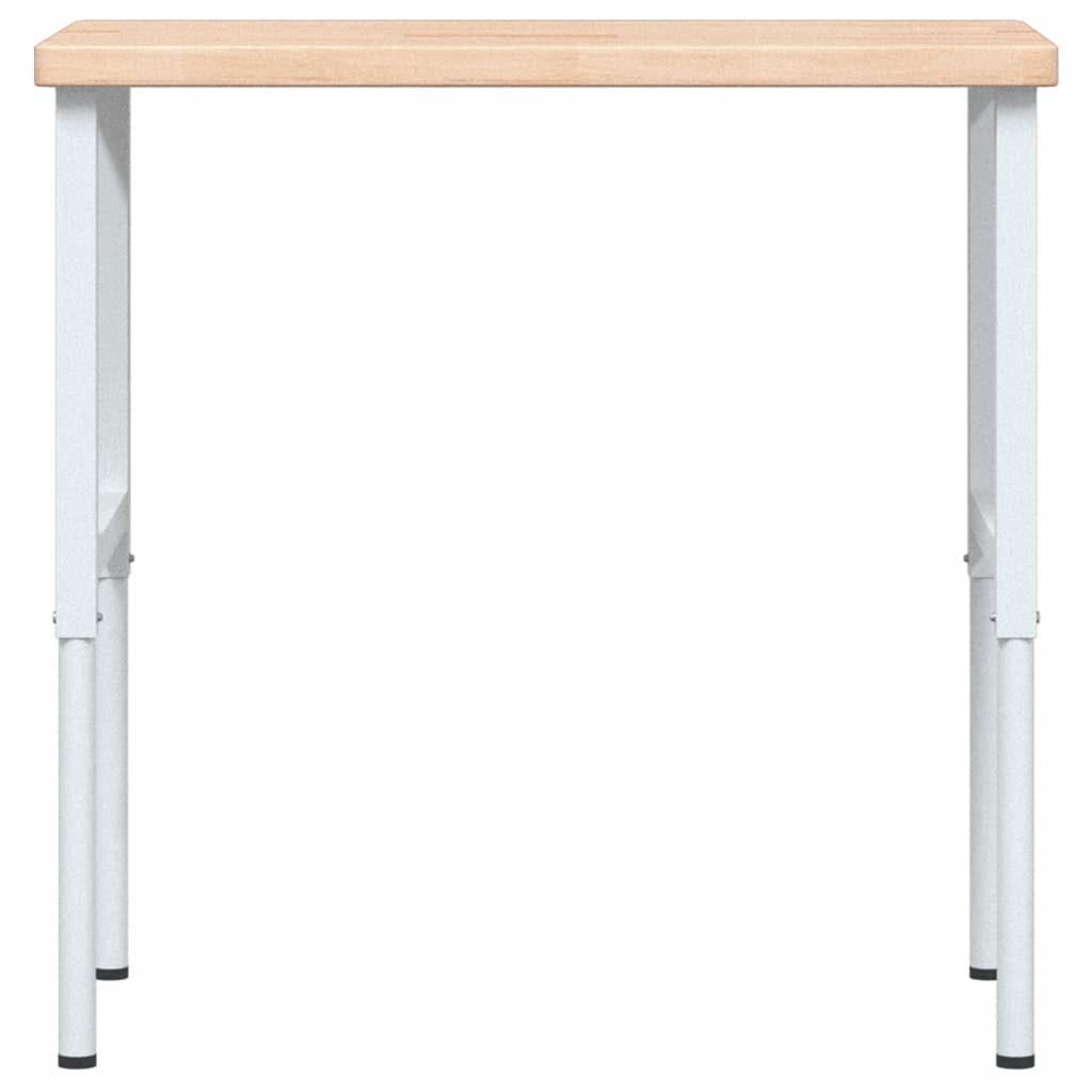 Arbeidsbenk 100x60x(73-99,5) cm heltre eik rektangulær