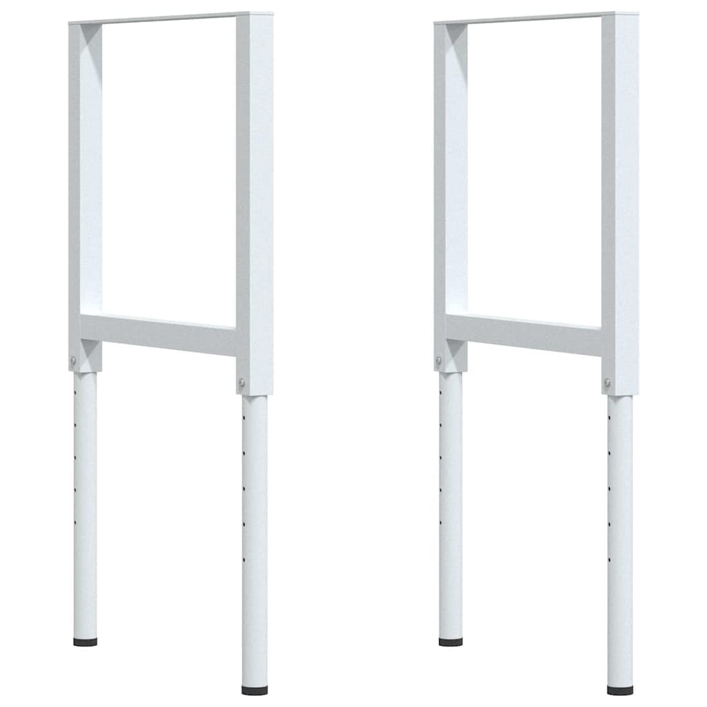 Arbeidsbenk lysebrun 100x60x(71,5-98) cm heltre eik rektangulær vidaXL