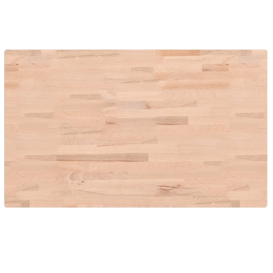 Arbeidsbenk 100x60x(73-99,5)cm heltre bøk rektangulær