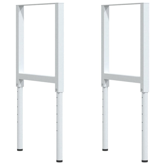 Arbeidsbenk 100x60x(73-99,5) cm heltre bøk rektangulær