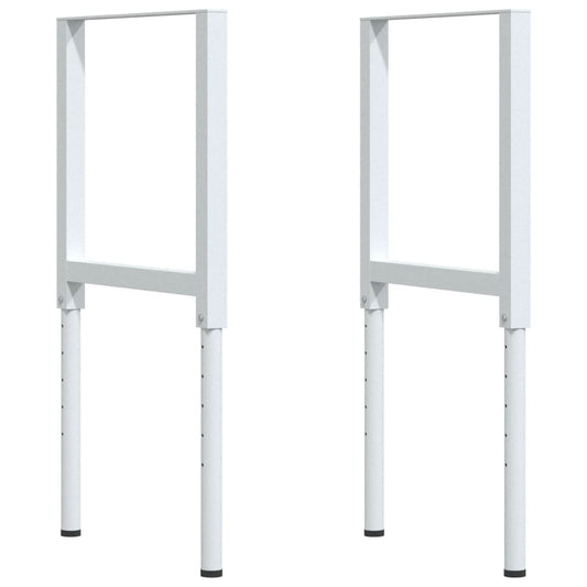 Arbeidsbenk 80x60x(73-99,5) cm heltre akasie rektangulær