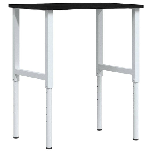 Arbeidsbenk mørkebrun 80x60x(71,5-98) cm heltre eik