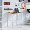 Arbeidsbenk mørkebrun 80x60x(71,5-98) cm heltre eik