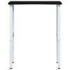 Arbeidsbenk mørkebrun 80x60x(71,5-98) cm heltre eik