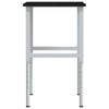 Arbeidsbenk mørkebrun 80x60x(71,5-98) cm heltre eik