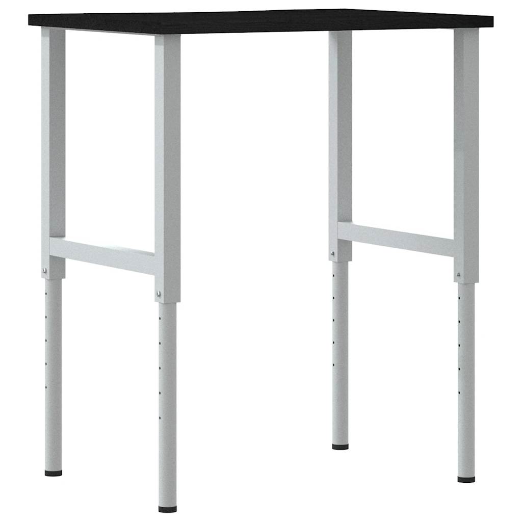 Arbeidsbenk mørkebrun 80x60x(71,5-98) cm heltre eik
