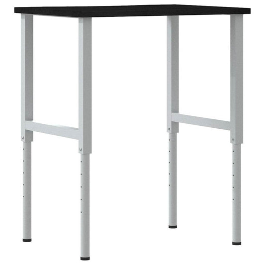 Arbeidsbenk mørkebrun 80x60x(71,5-98) cm heltre eik