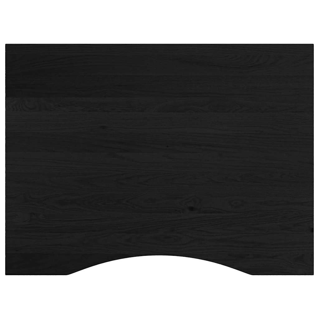 Arbeidsbenk mørkebrun 80x60x(71,5-98) cm heltre eik