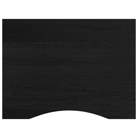 Arbeidsbenk mørkebrun 80x60x(71,5-98) cm heltre eik