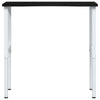 Arbeidsbenk mørkebrun 100x60x(71,5-98) cm heltre eik