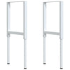 Arbeidsbenk mørkebrun 100x60x(71,5-98) cm heltre eik