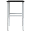 Arbeidsbenk mørkebrun 100x60x(71,5-98) cm heltre eik