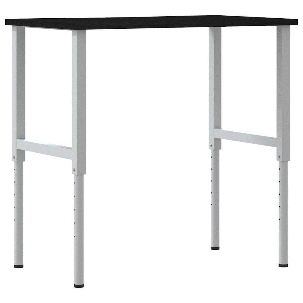 Arbeidsbenk mørkebrun 100x60x(71,5-98) cm heltre eik