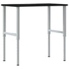 Arbeidsbenk mørkebrun 100x60x(71,5-98) cm heltre eik