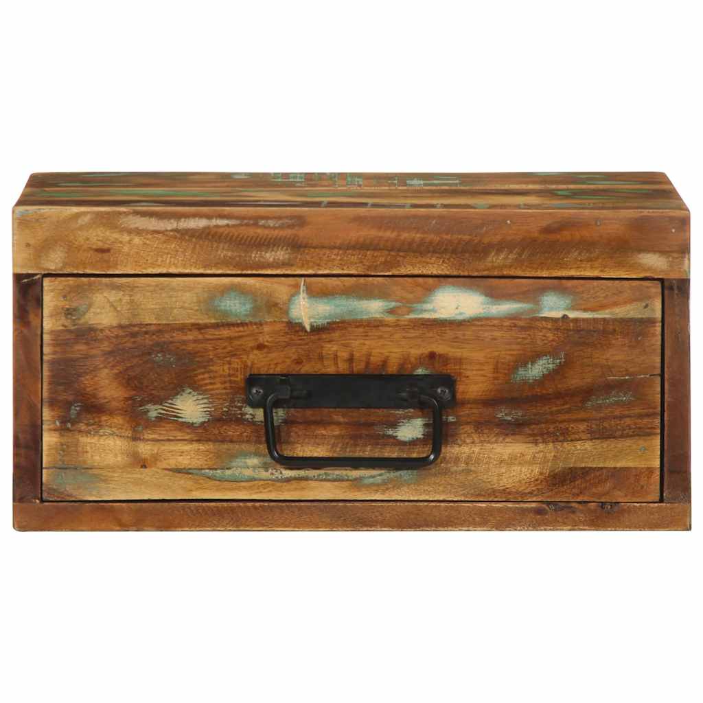 Vegghengt nattbord gjenvunnet heltre