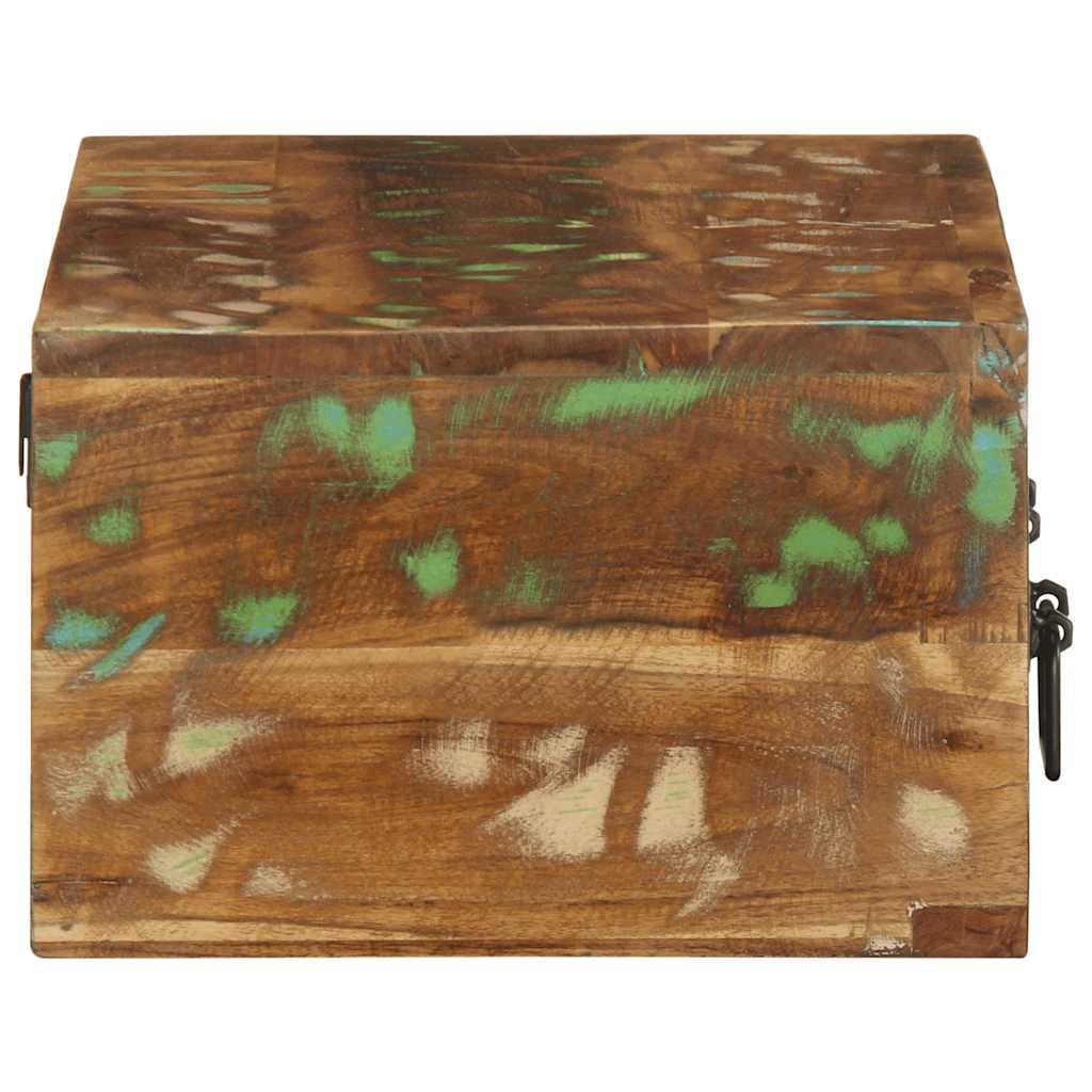 Veggmontert TV-benk 60x30x19 cm gjenvunnet heltre