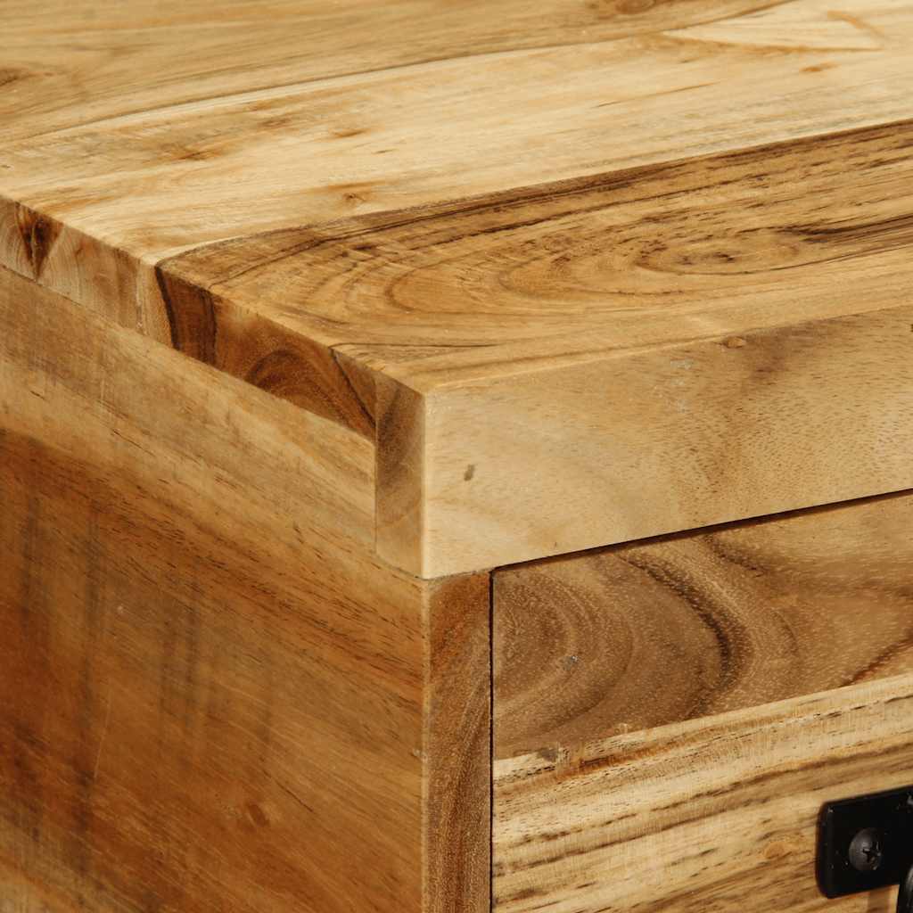 Veggmontert TV-benk 60x30x19 cm heltre akasie