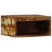 Veggmontert TV-benk 40x30x19 cm gjenvunnet heltre