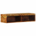 Veggmontert TV-benk 80x30x19 cm gjenvunnet heltre