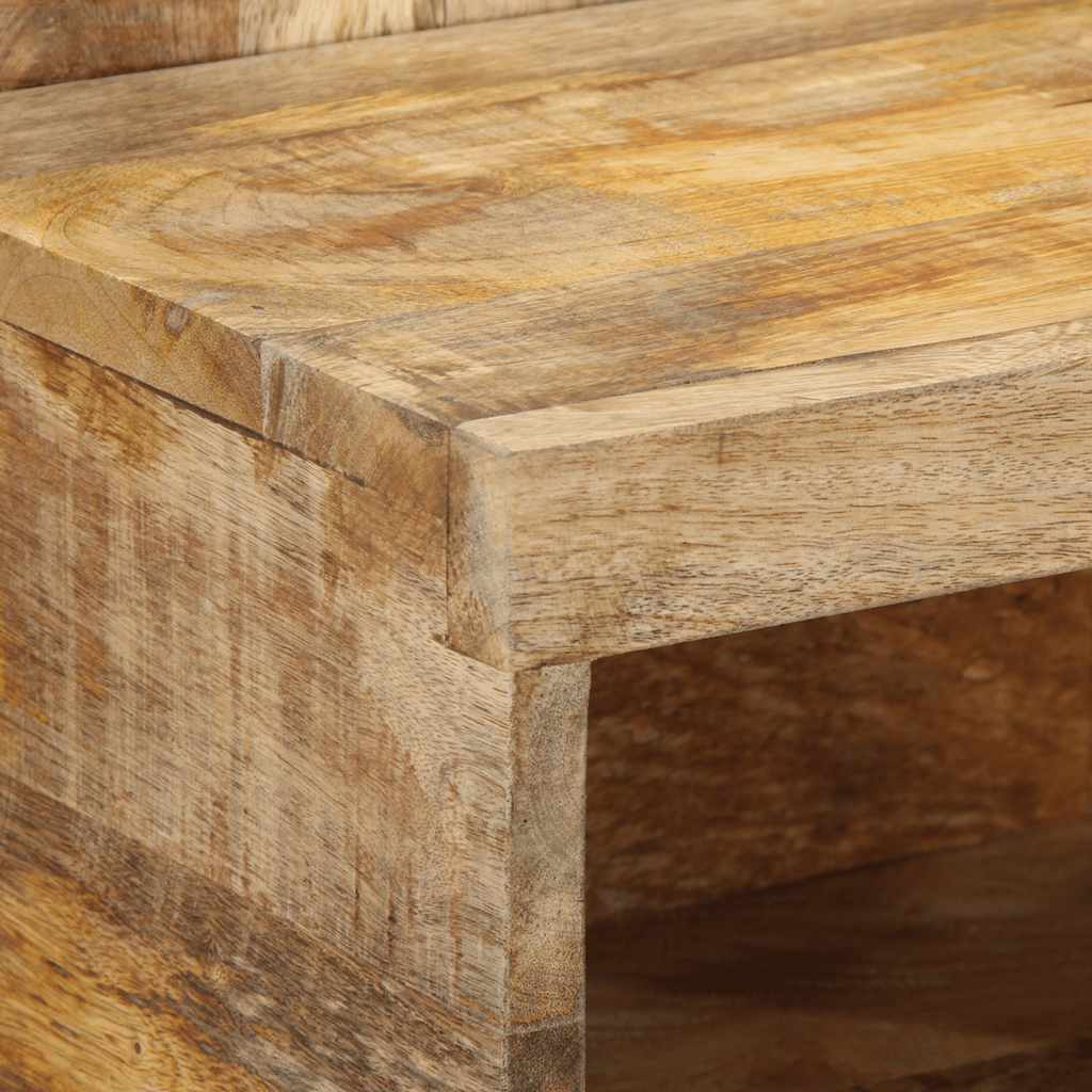 Nattbord 50x27x50 cm grovt heltre mangotre
