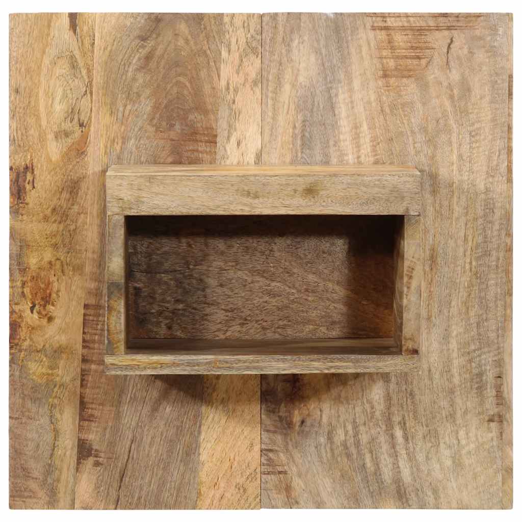 Nattbord 50x27x50 cm grovt heltre mangotre