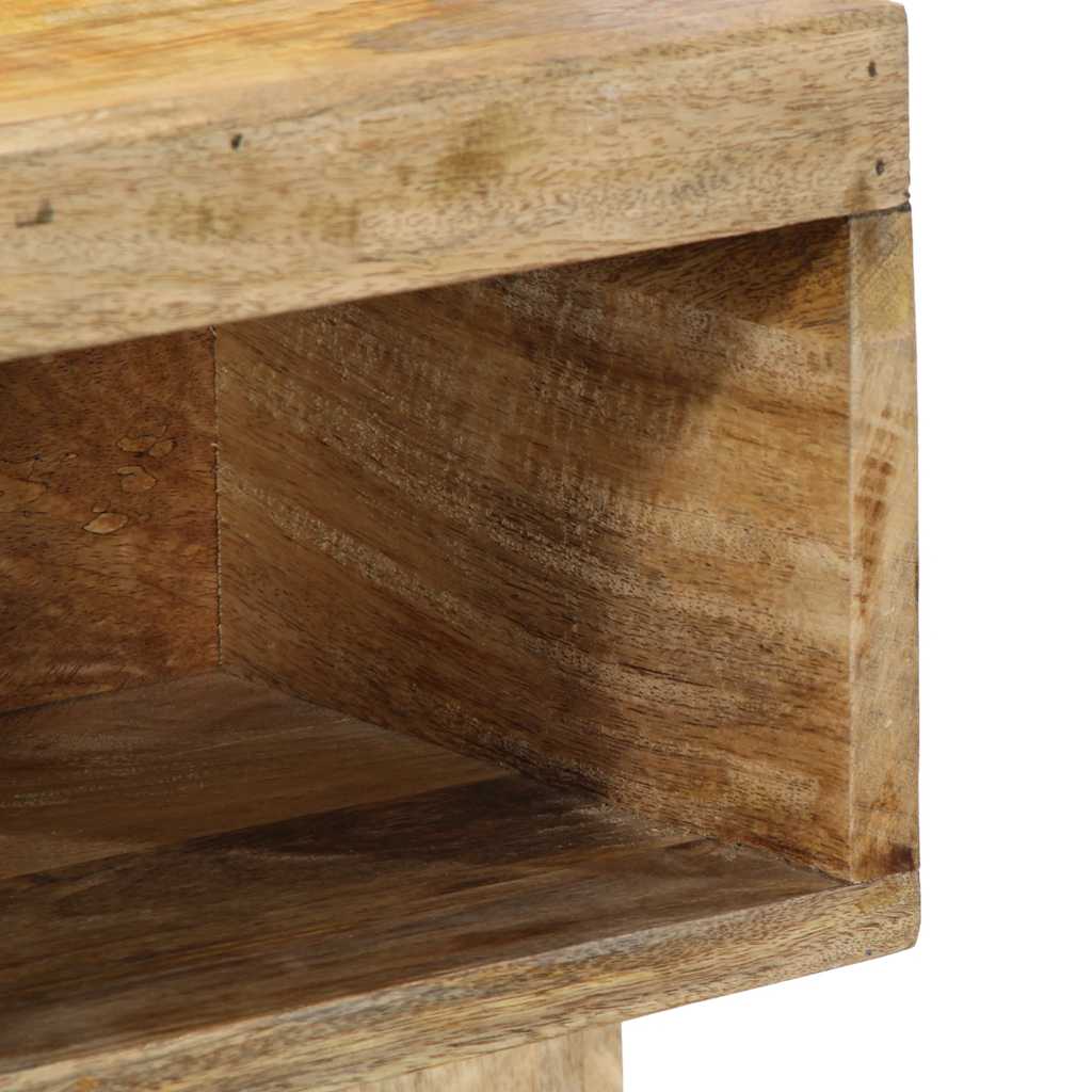 Nattbord 50x27x50 cm grovt heltre mangotre